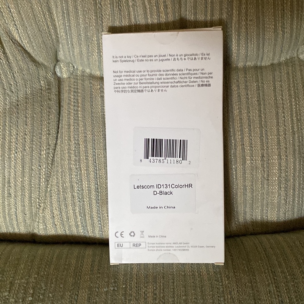 Letscom Fitness Tracker Color (Black ) - image 3